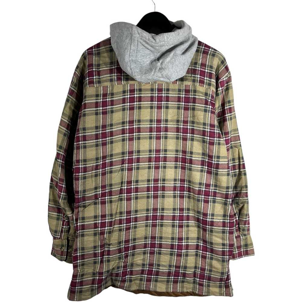 Other Ozark Trail Plaid Button Down Flannel Hoodie - image 5