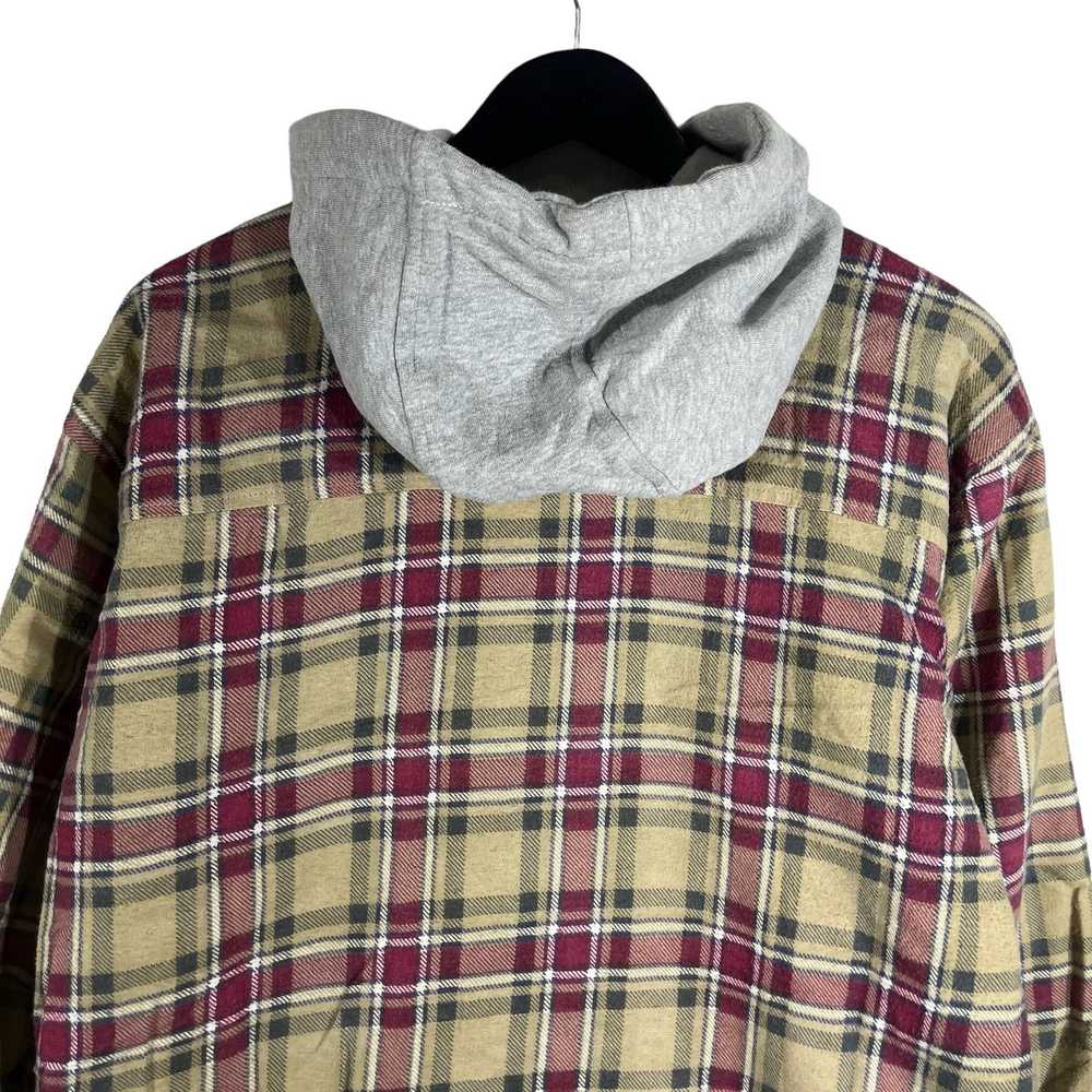 Other Ozark Trail Plaid Button Down Flannel Hoodie - image 6