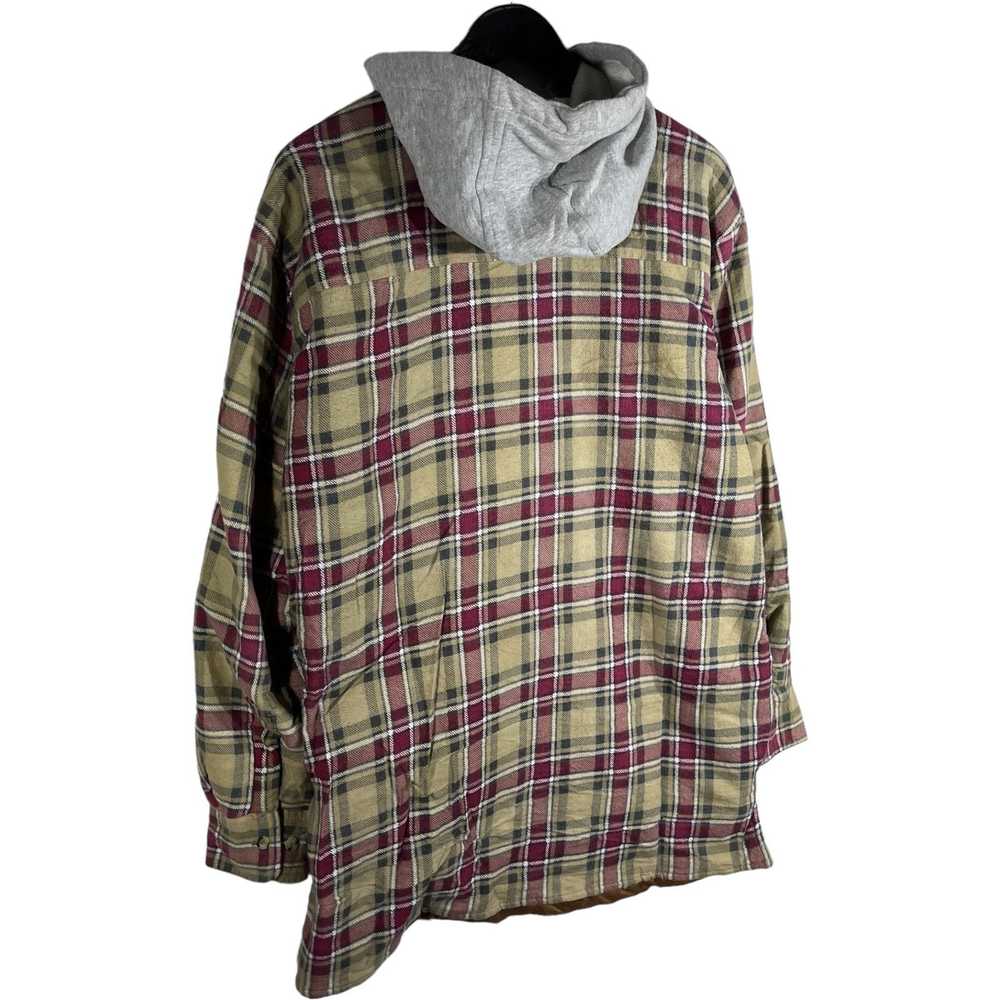 Other Ozark Trail Plaid Button Down Flannel Hoodie - image 7