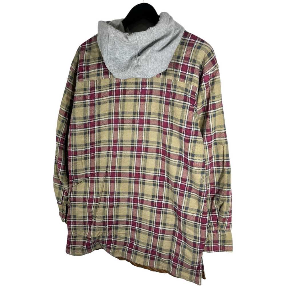 Other Ozark Trail Plaid Button Down Flannel Hoodie - image 8