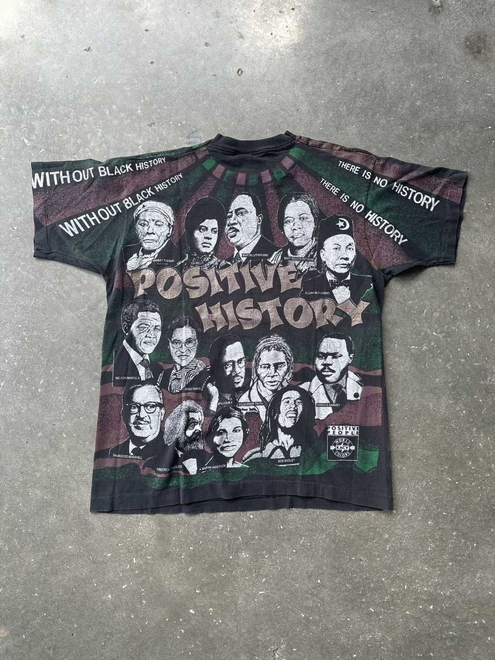 Bob Marley × Streetwear × Vintage AOP Black Histo… - image 2