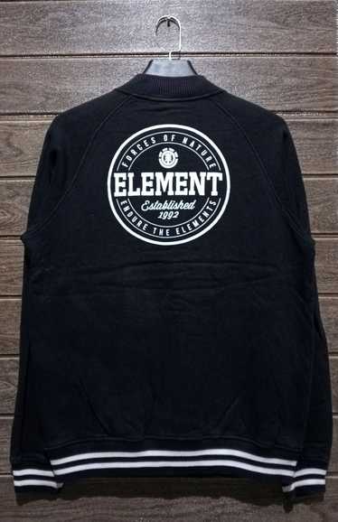 Element × Streetwear × Varsity Jacket Vintage Elem