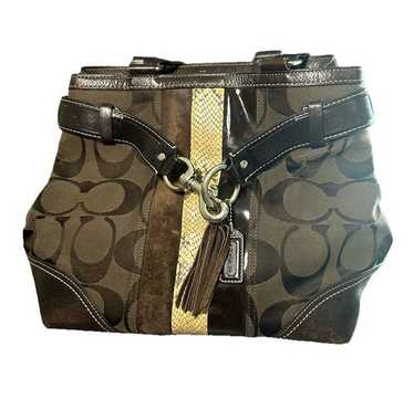 Coach hampton signature python - Gem