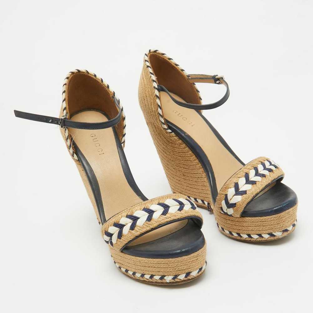 Gucci Leather sandal - image 3