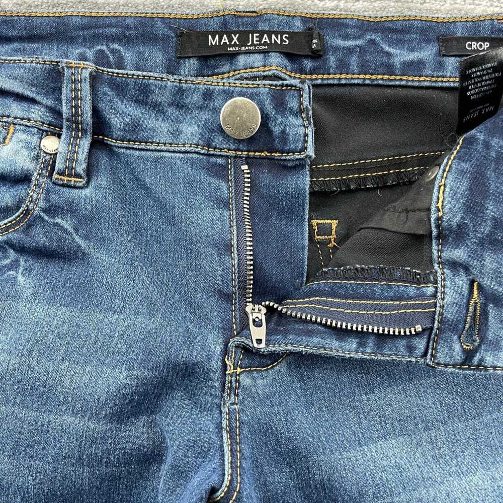 Vintage Max Jeans Size 4 Womens Crop Skinny Low R… - image 3