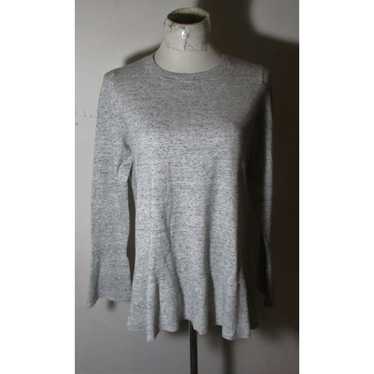 Vintage Women's FAT FACE Gray Long Sleeve Top Size