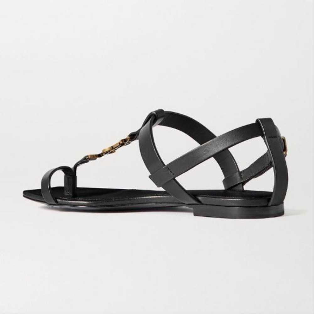 Saint Laurent Cassandra leather sandal - image 3