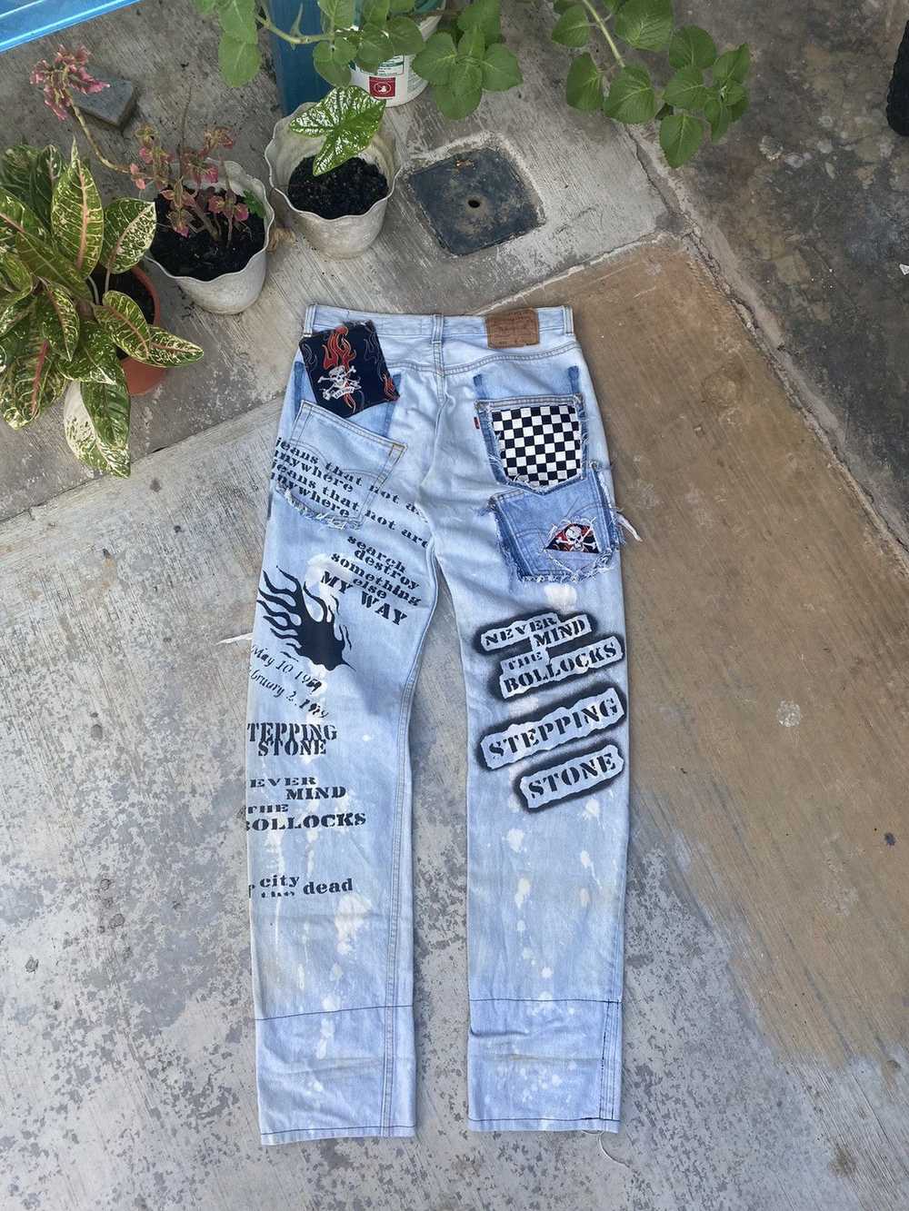 Levi's × Very Rare × Vintage Levis Destroy 90’s 5… - image 2