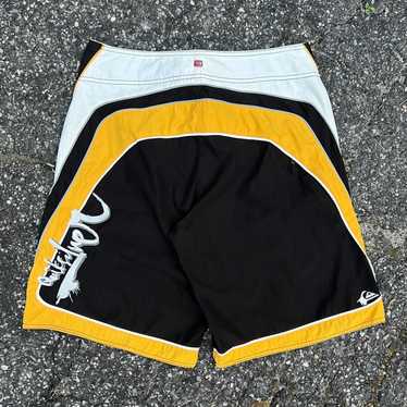 Vintage Quiksilver Surflex Colorblock Swim Trunks Board Shorts Men's 33 90s selling