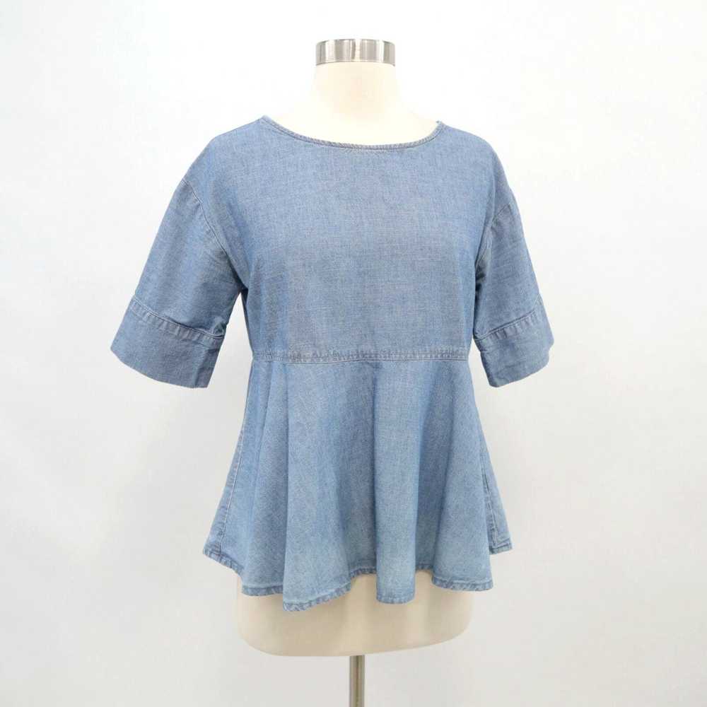 Vintage AG Adriano Goldschmied Peplum Top Blouse … - image 3