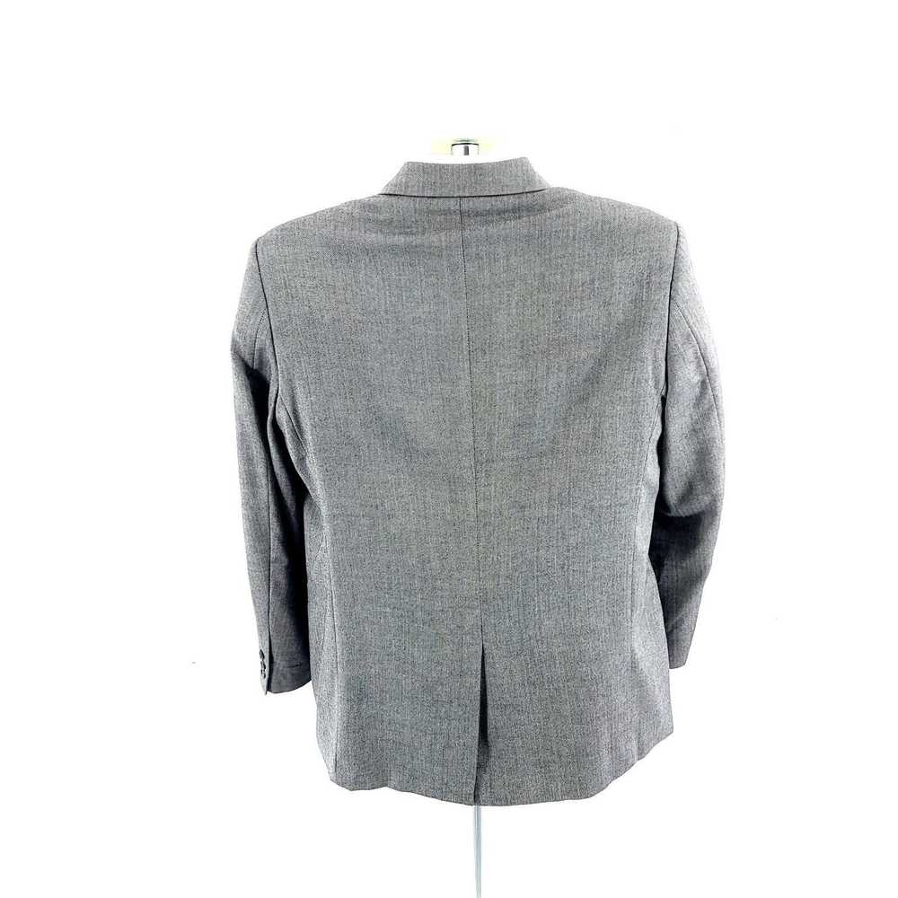 Alan Flusser Alan Flusser Silk Worsted Wool Gray … - image 6