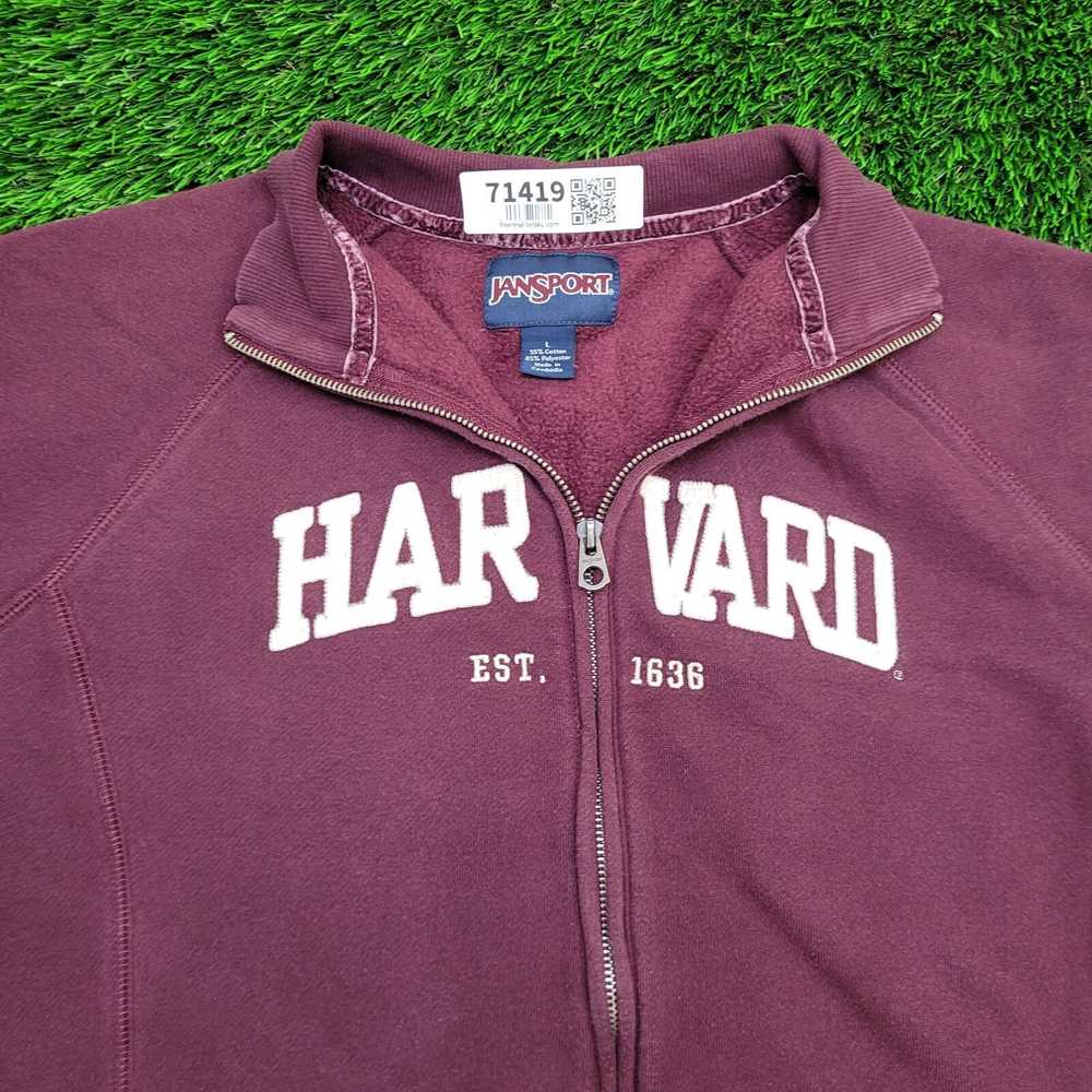 Jansport Harvard Crimson Sweatshirt Womens Large … - image 10