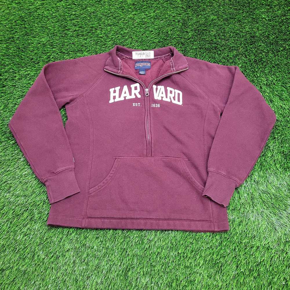 Jansport Harvard Crimson Sweatshirt Womens Large … - image 1