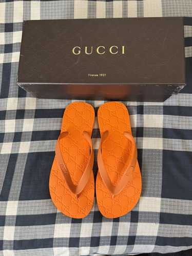 Gucci Gucci Rubber Flip Flops