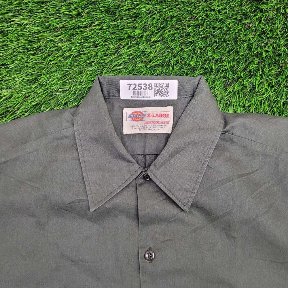 Dickies DICKIES Button Shirt XL 26x33 Baggy Green - image 10