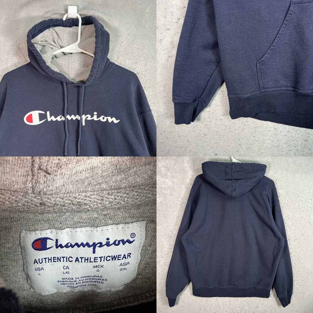 Champion Champion Spellout Sweater Adult Large Bl… - image 4