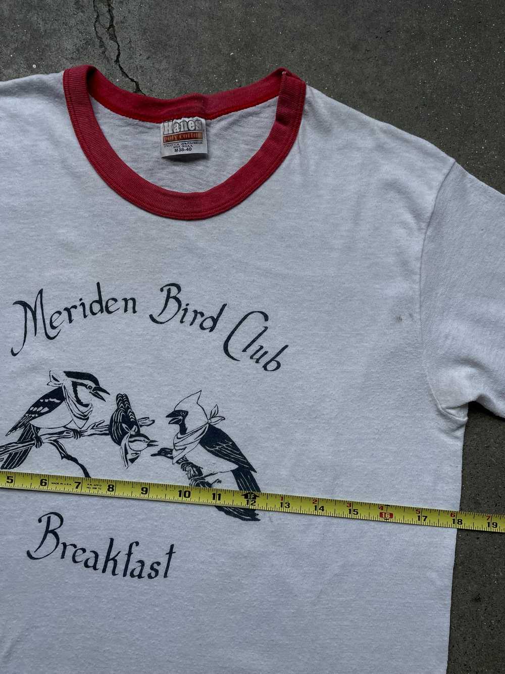 80’s Meriden Bird Club Ringer T-Shirt—[M] - image 4