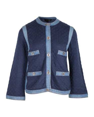 Product Details Chanel Blue Denim Quilted Jacket