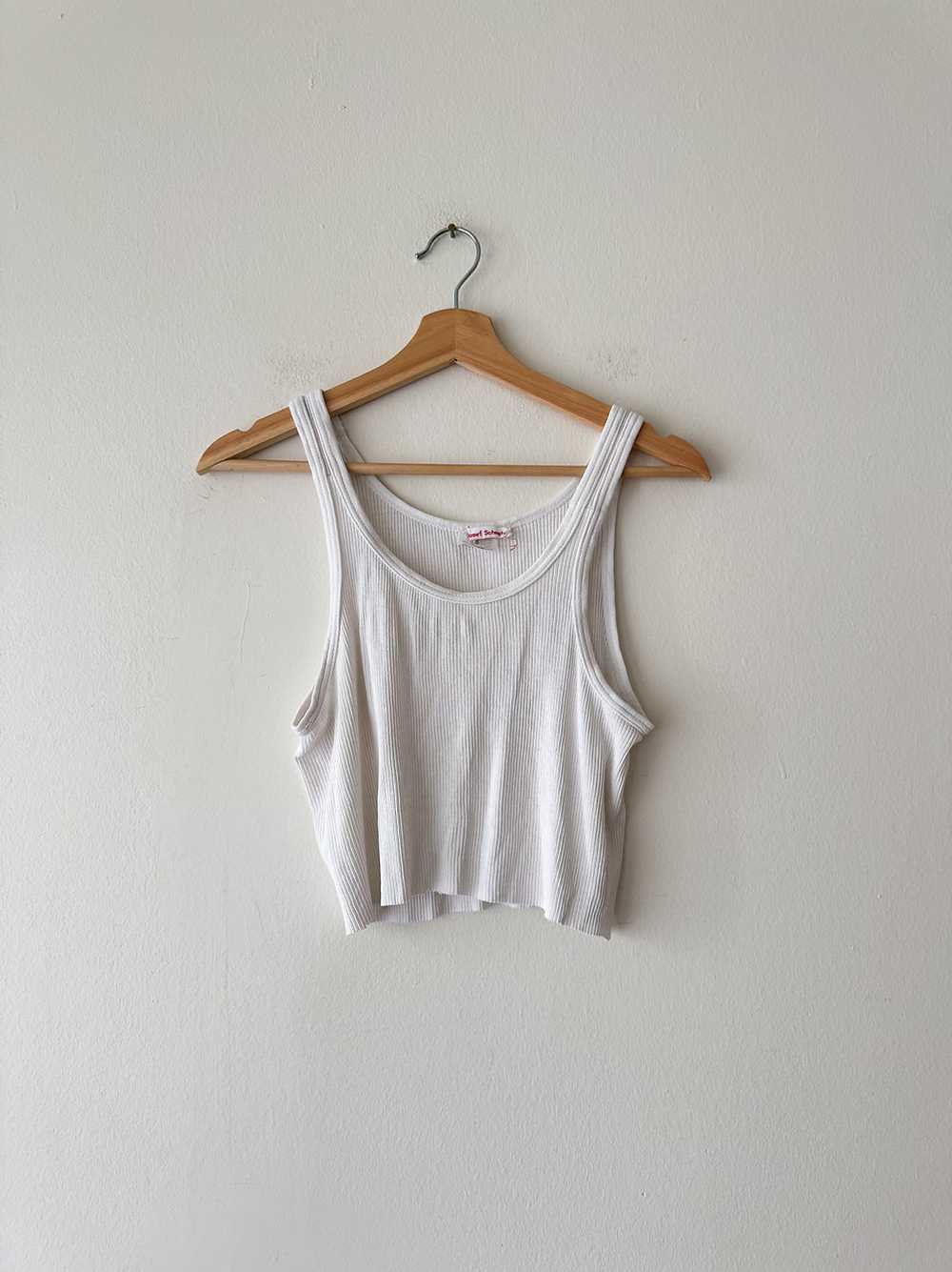 Cropped Ribbed Tank (s/m) - image 1