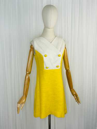 1960s Alison Ayers textured dress