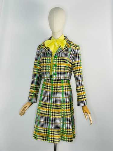 1960s Jerry Silverman plaid ensemble