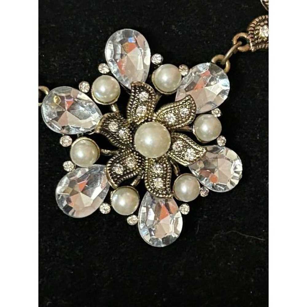 Vintage Vera Wang Faux Pearl & Flower/Starfish  S… - image 10