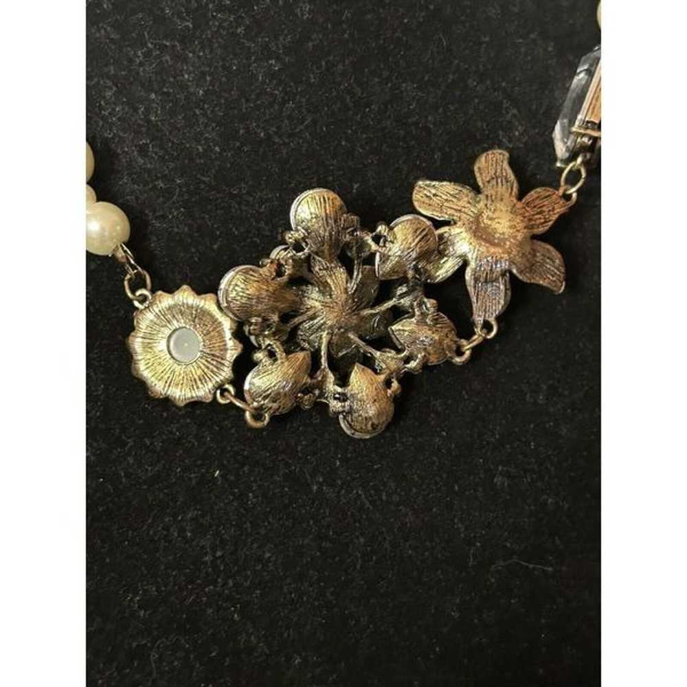 Vintage Vera Wang Faux Pearl & Flower/Starfish  S… - image 8