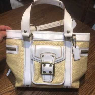 バッグ Coach Legacy Buckle Straw Shoulder Bag Coach Legacy Buckle Straw Shoulder Bag G90 | eBay