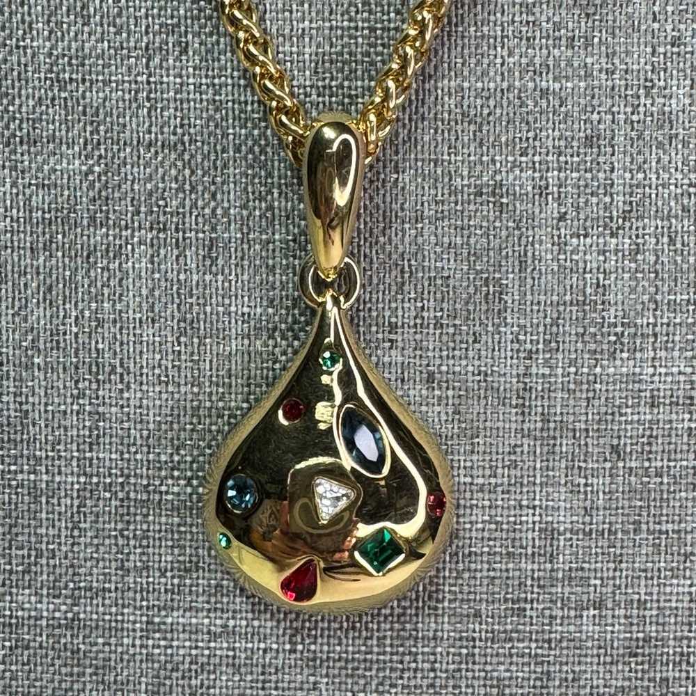 Kenneth J Lane teardrop necklace - image 2