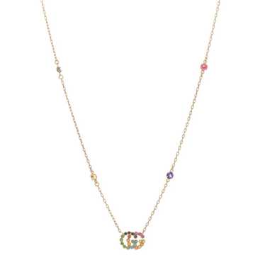 GUCCI 18K Yellow Gold Citrine Tsavorite Blue Topa… - image 1