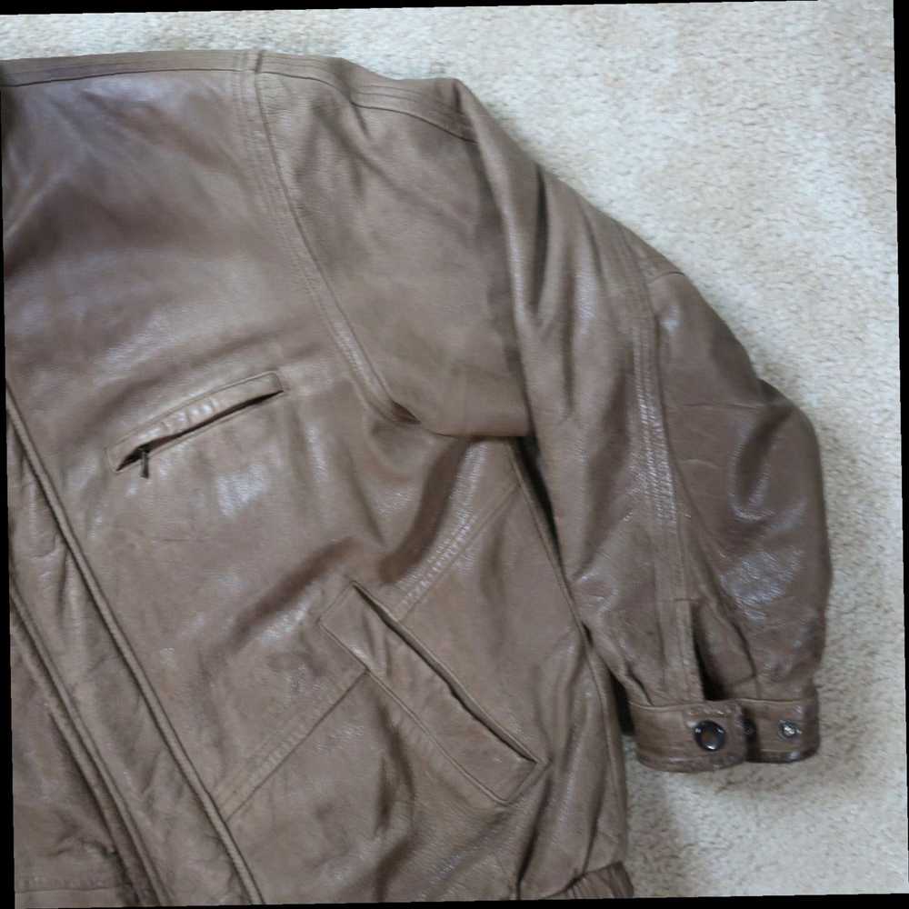 Members Only Vintage Members Only Leather Bomber … - image 3