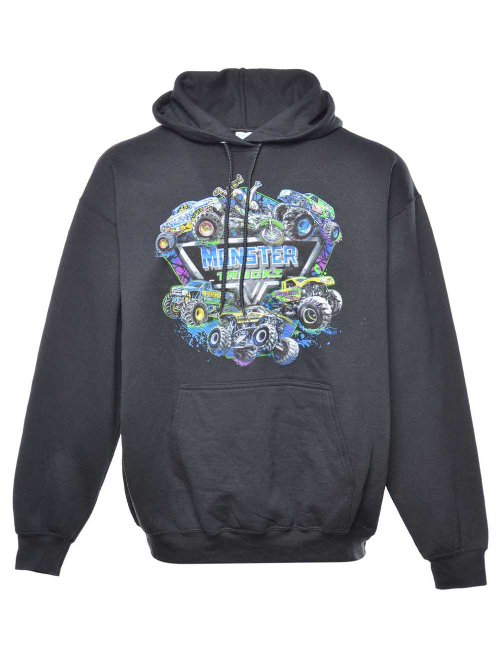 Monster Truckz Printed Hoodie - XL - image 1