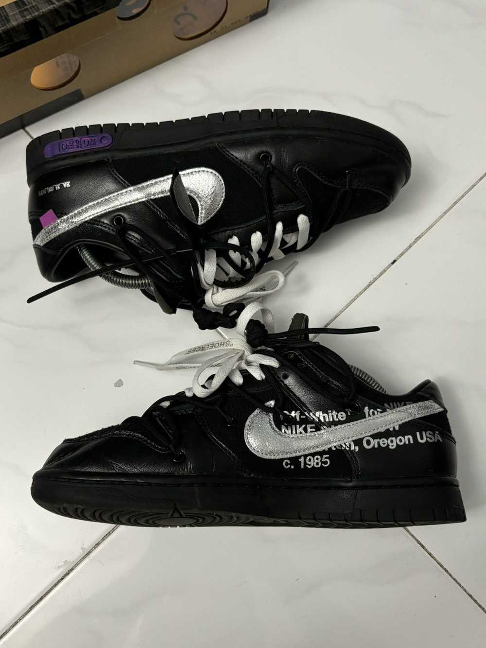 Nike × Off-White Nike Dunk Low Off White Lot 50 - image 10