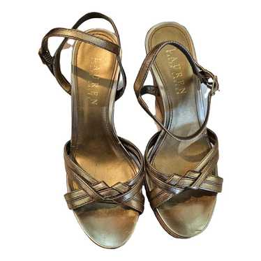 Lauren Ralph Lauren Exotic leathers sandal