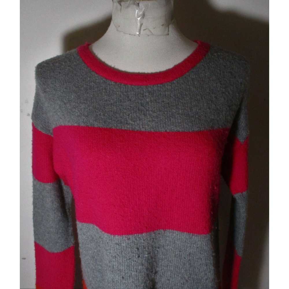 Vintage Women's C&C CALIFORNIA Gray Red Wool Blen… - image 2