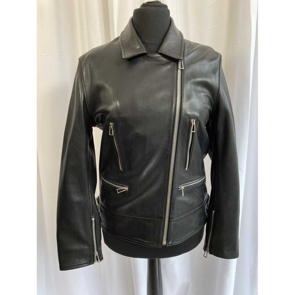 Paul Smith Leather biker jacket - image 7