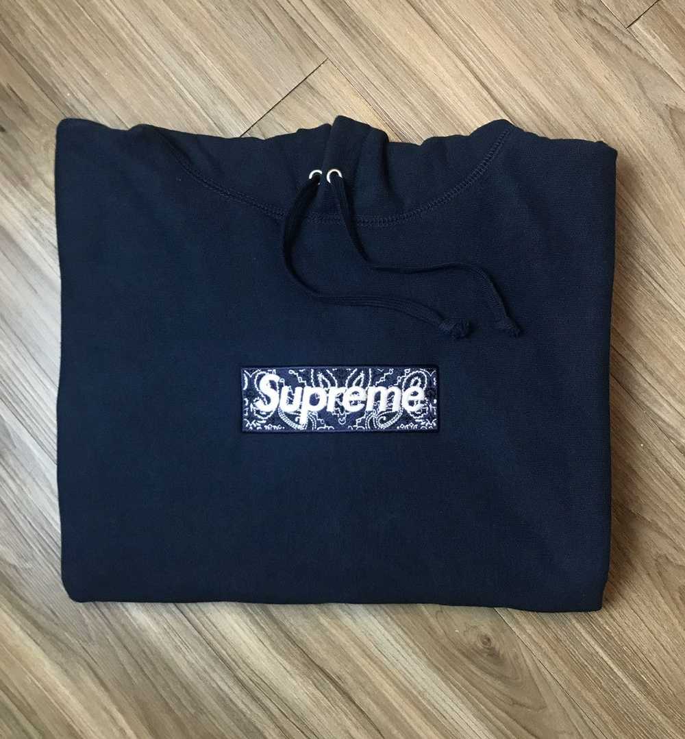 Streetwear × Supreme Supreme Bandana Box Logo Hoo… - image 1