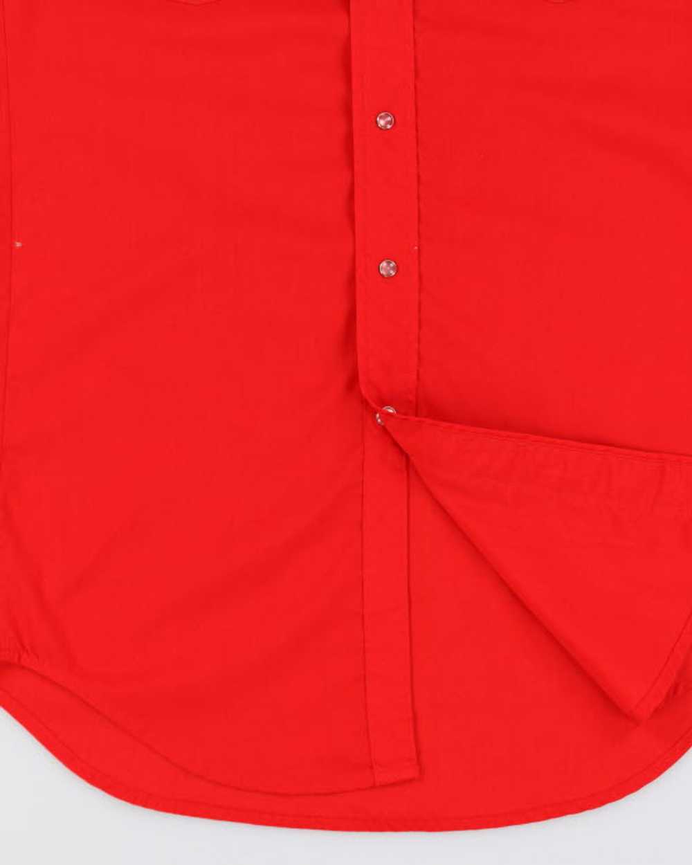 Vintage MWG 70s Red Western Shirt - S - image 4