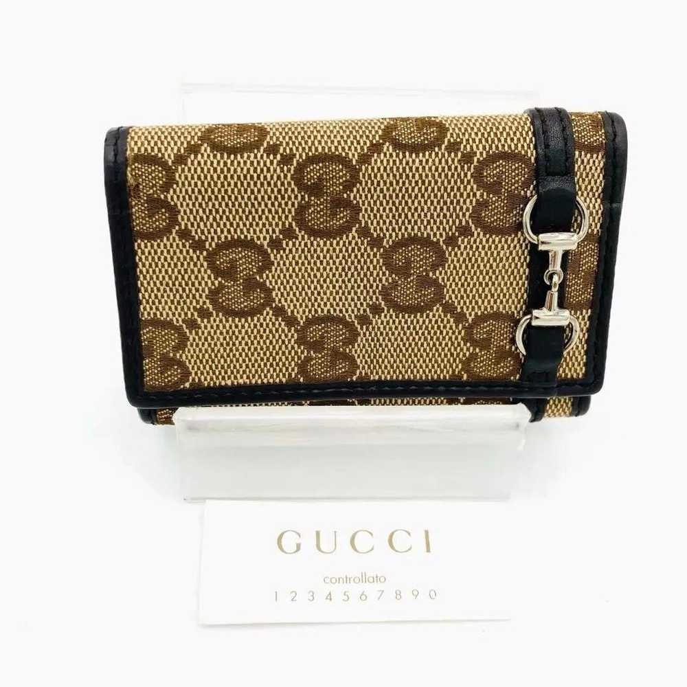 Gucci 6-key case for men, rare and popular in bro… - image 1