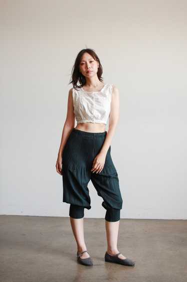 1990s Emerald Pleated Balloon Pant