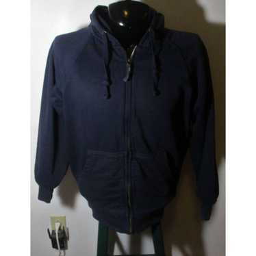 Vintage Men's SMITH'S Workwear Blue Full Zip Insu… - image 1