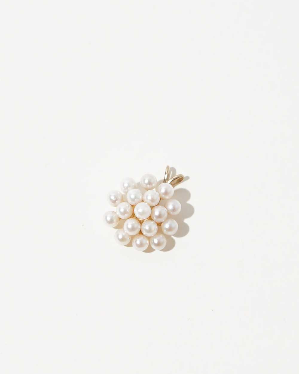 14k Gold x Pearl Charm - image 1