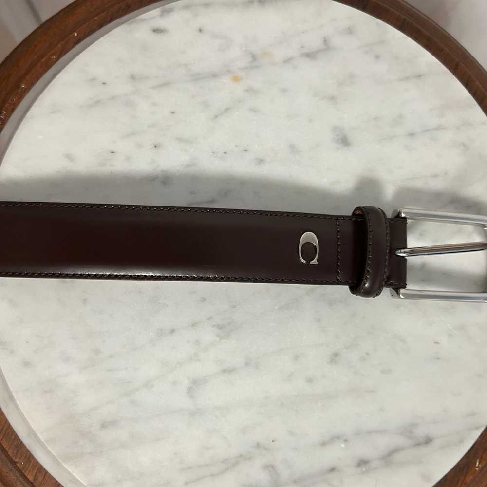 Vintage Coach Belt—Genuine Leather - image 3