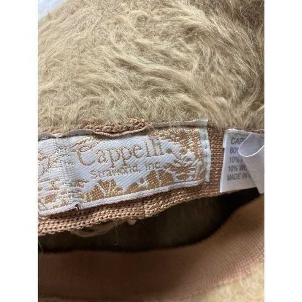 Cappelli Angora Wool Tan Bucket Hat - image 5