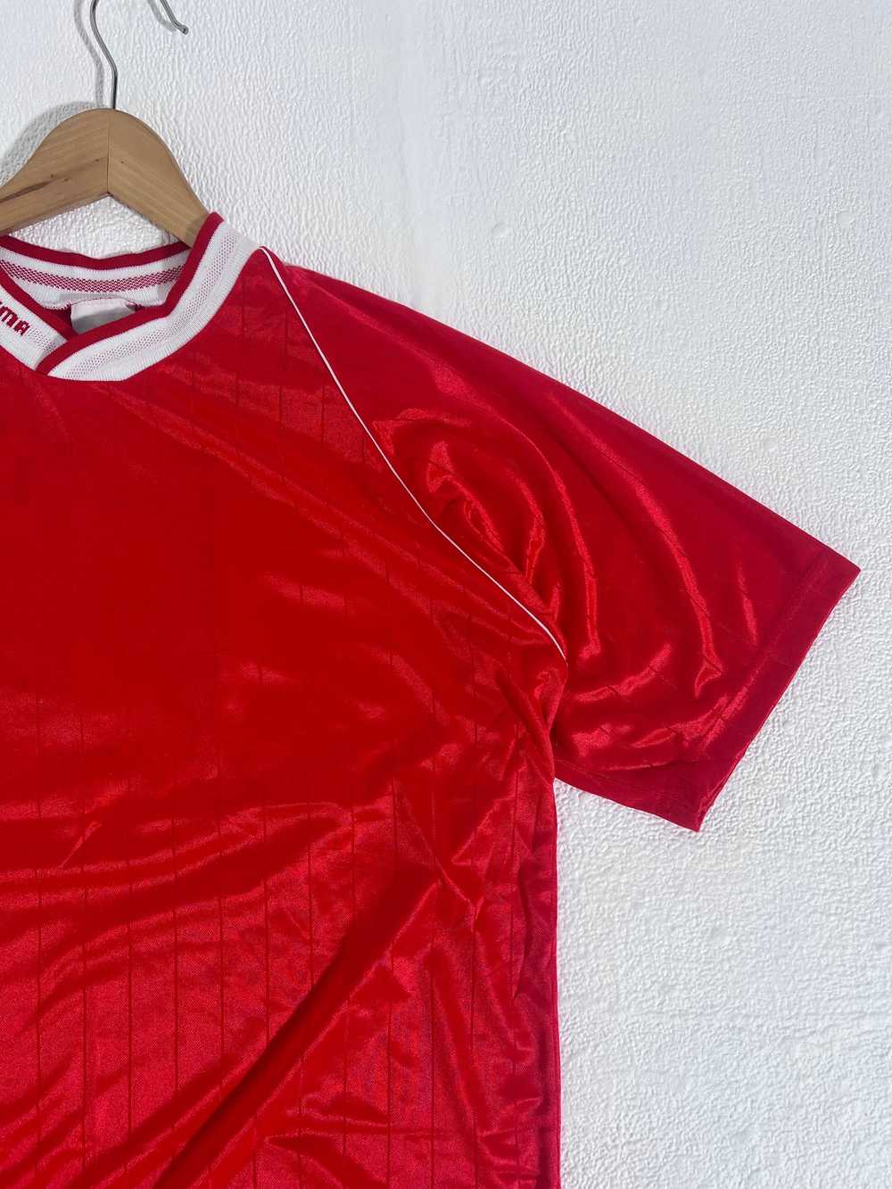 Vintage 1990's Red Puma Soccer Jersey Sz. XL - image 3