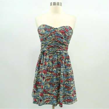 Parker Noemi wholesale Floral Silk Tahlia Cold Shoulder Dress Red Scilla Size L NWT