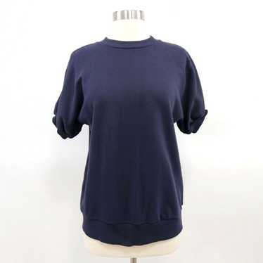 Cos COS Top Sweatshirt Womens S Small Navy Blue Sh