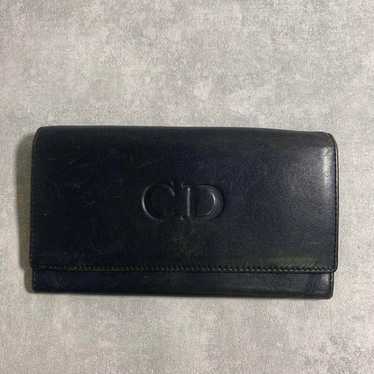 Christian Dior long wallet navy CD - image 1