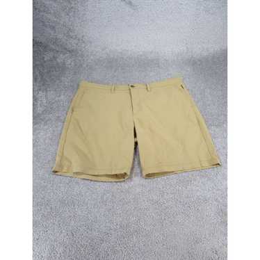 UNTUCKit Untuckit Shorts Mens 40 Chancellor Tan Pe