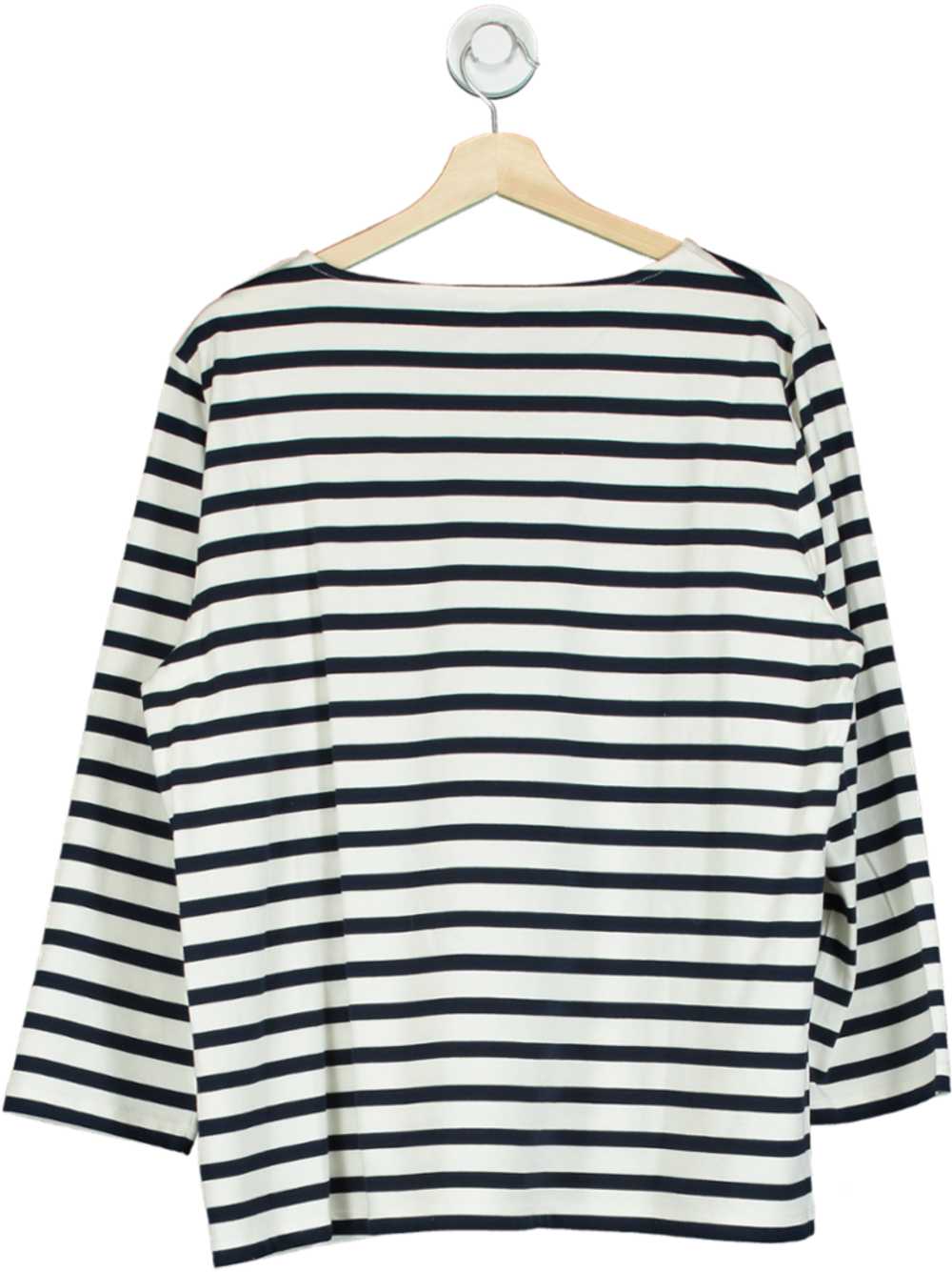 Eleven Loves Navy/White Striped Long-Sleeve Top U… - image 2